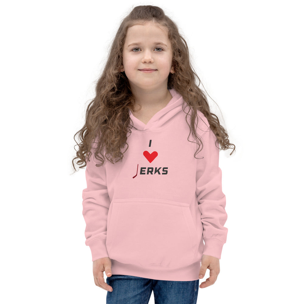 I Love Jerks Kids Hoodie for Canes hockey fans