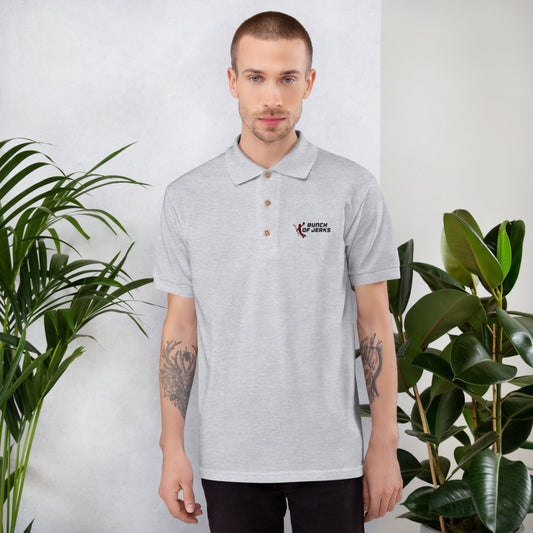 Bunch of Jerks Polo Classic Embroidered Polo Shirt
