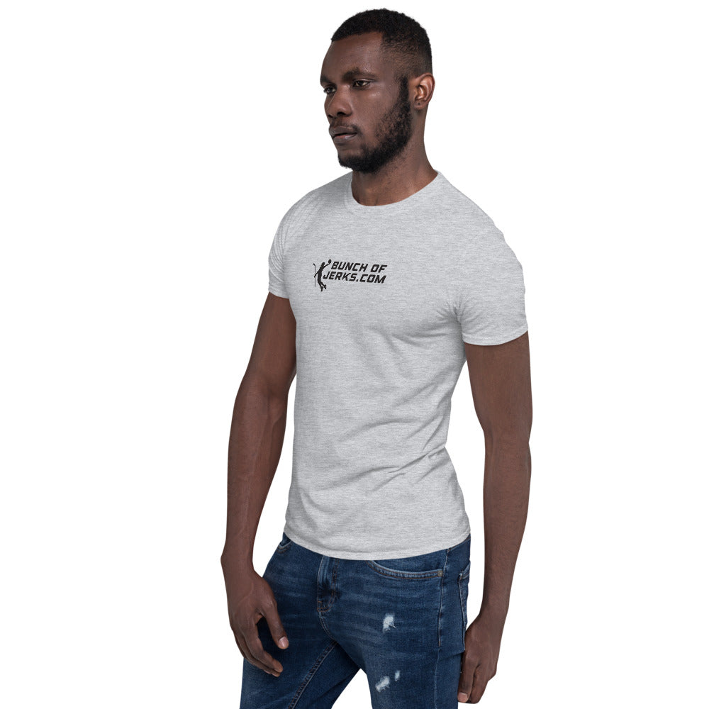 Bunch of Jerks Black Logo Basic Tee Short-Sleeve Unisex T-Shirt