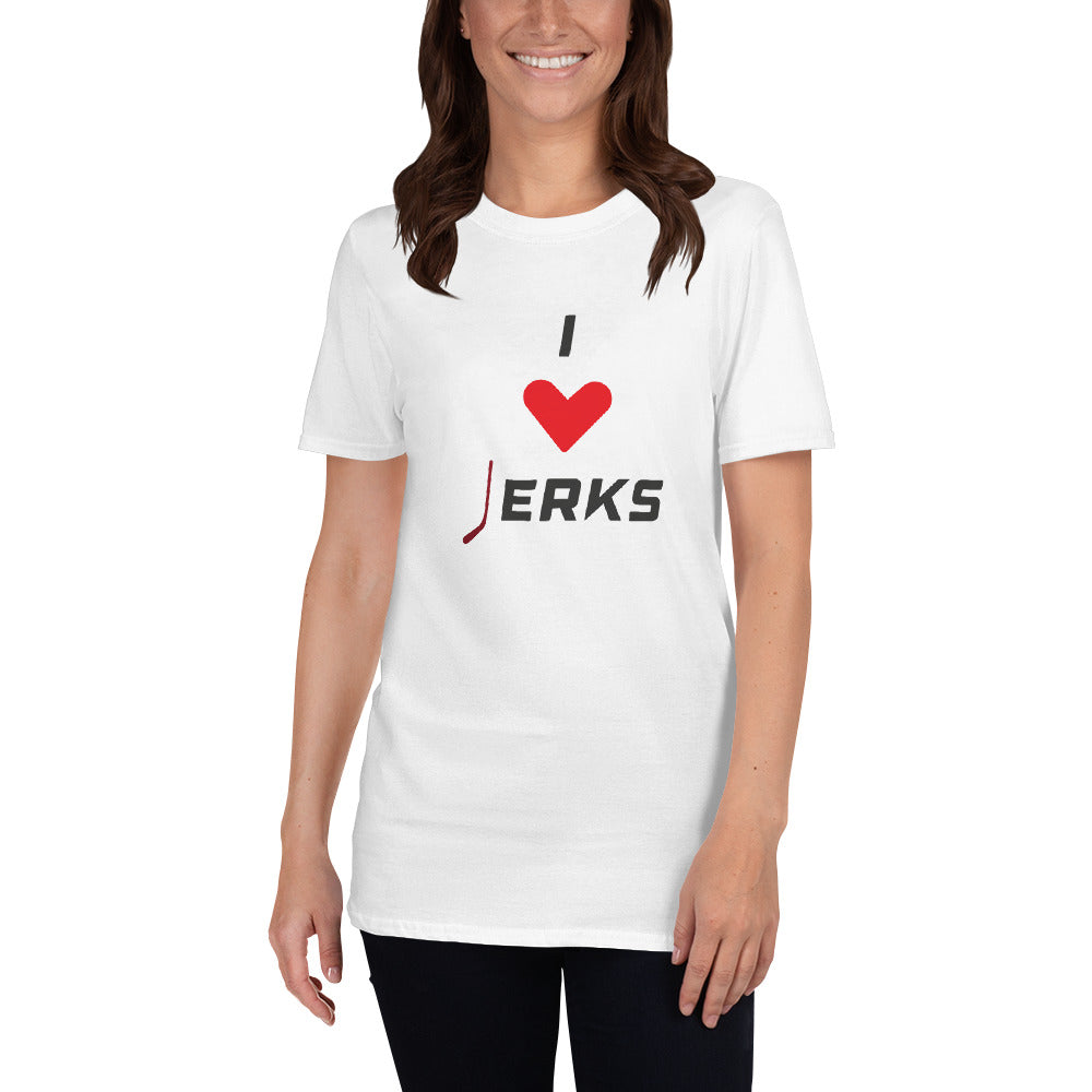 I Love Jerks Hockey Lover Basic Short-Sleeve Unisex T-Shirt