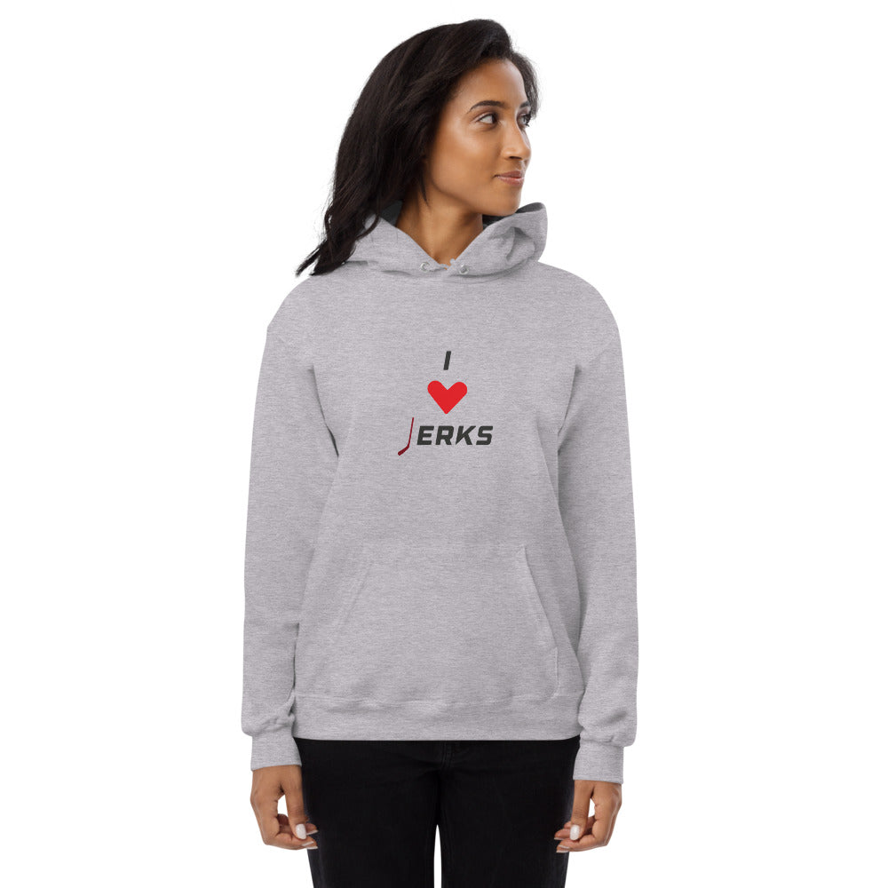 Women Love Jerks Bunch of Jerks Hockey Fan Unisex fleece Hanes hoodie