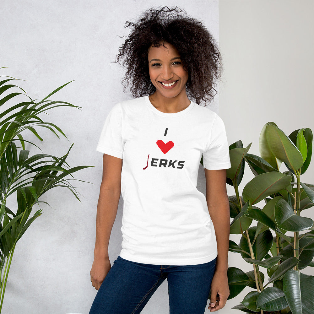 I Love Jerks Bunch of Jerks Hockey Fan Short-Sleeve Unisex T-Shirt